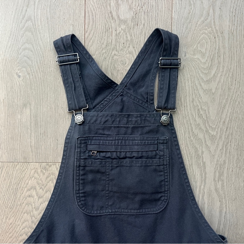 Patagonia Women’s Size XS Stand Up Overalls in Smolder Blue 100% Organic Cotton - Picture 2 of 11